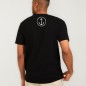 Men T-Shirt Black Line Cross