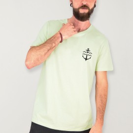 T-shirt Herren Hellgrün Surfers Club Back