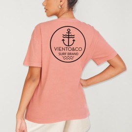 T-shirt Unisexe Orange Surf Brand Back