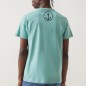 Men T-Shirt Brook Blue Surfers Club Logo