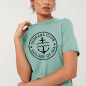 T-shirt Unisexe Bleu Brook Surfers Club Logo