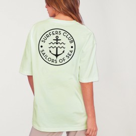T-shirt Unisexe Vert clair Surfers Club Back