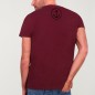 Men T-Shirt Burgundy Mini Anchor