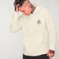 Men Hoodie Off White Waves Anchor