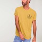 Men T-Shirt Mustard Sunset Edition Back