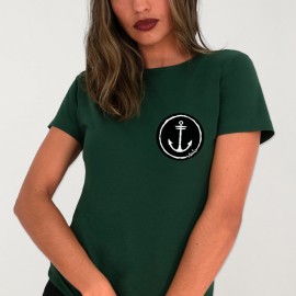 T-shirt Femme Vert Viento Team Cercle