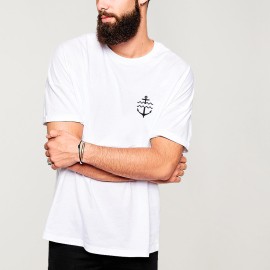 T-shirt Homme Blanc Surfers Club Classics