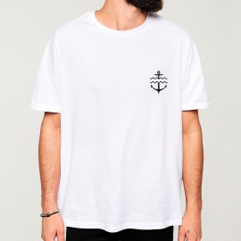 Men T-Shirt White Surfers Club Classics