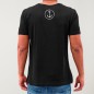 Men T-Shirt Black Waves Anchor