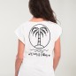 T-shirt Femme Blanc Island