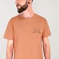 Maglietta Uomo Arancione Bruciato Horizon Front