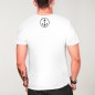 T-shirt Homme Blanc Wave Logo