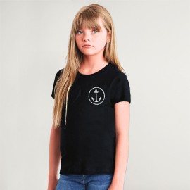Girl T-shirt Black Viento Team