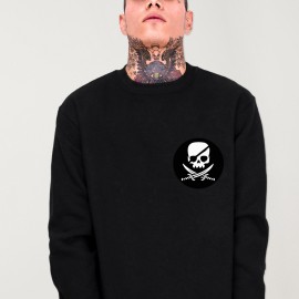 Sweatshirt de Hombre Negra Pirate Life
