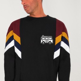 Sweatshirt de Hombre Negra Patch Best Mini Anchor