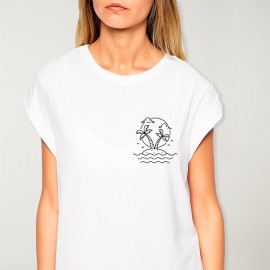 T-shirt Femme Blanc Oasis