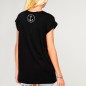 T-shirt Femme Noir Trianchor