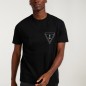 Men T-Shirt Black Trianchor