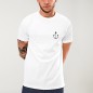 T-shirt Homme Blanc Happiness