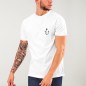 T-shirt Homme Blanc Happiness