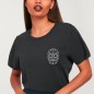 T-shirt Unisex Ebenholz Mexican Skull