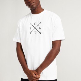 T-shirt Herren Weiß Arrows