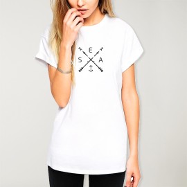 Camiseta de Mujer Blanca Arrows