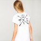 Women T-shirt White Arrows