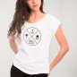 T-shirt Femme Blanc Travel