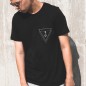 T-shirt Homme Noir Trianchor