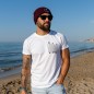 T-shirt Homme Blanc Surfing Quiver