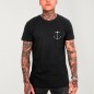 T-shirt Homme Noir Pipe Spot
