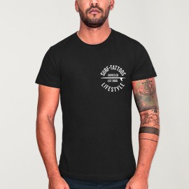 Men T-Shirt Black Lifestyle