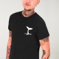 Men T-Shirt Black Whale