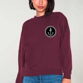 Sweatshirt de Mujer Burdeos Salty Crew
