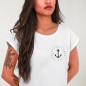Camiseta de Mujer Blanca Godess Of Sea