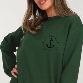 Sweatshirt Damen Grün Godess Of Sea