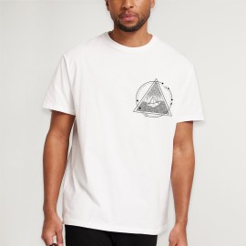 T-shirt Homme Blanc Storm Paper Ship
