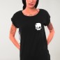 T-shirt Femme Noir Calavera