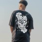 Men T-Shirt Ebony Mexican Skull