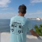 T-shirt Homme Vert Menthe Van Surfer