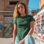 Women T-shirt Green Mini Anchor