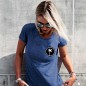 T-shirt Femme Bleu Coco Surf