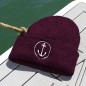 Sailor Hat Burgundy Triblend Anchor Logo