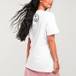 T-shirt Unisexe Blanc Wave Cercle